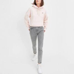 NWT Levis 501 Skinny Premium 28x28 Grey